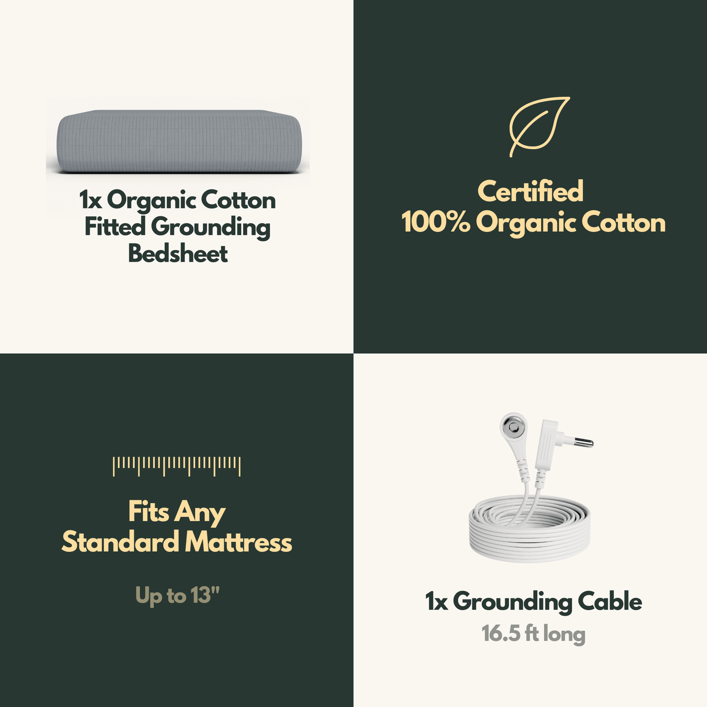 Heal Naturally (Fitted) Grounding Bedsheet